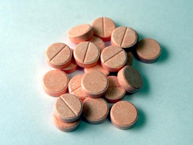 Vitamin C tablets.