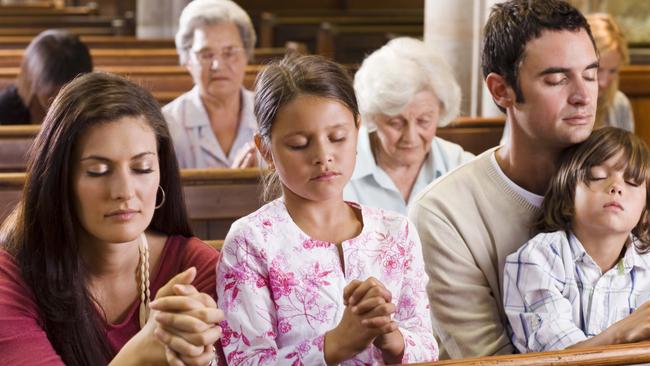 Praying in church is becoming a rarer sight. For the first time the 2016 August census will have the “no religion” option in the top spot. (Pic: Thinkstock)