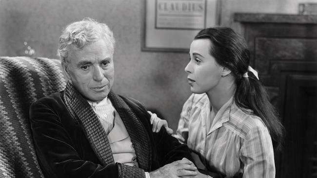 Chaplin and Claire Bloom in Limelight, 1952