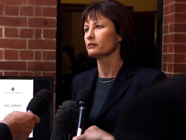 NRL’s adviser on women’s issues Catherine Lumby has called for Pearce to face the axe.