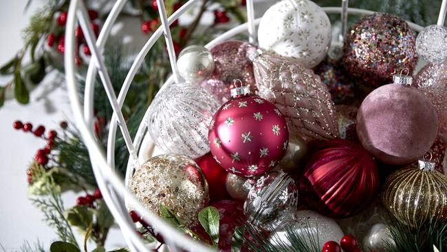 Retail giants are scrapping glittery decorations to reduce their environmental impact. Picture: Supplied