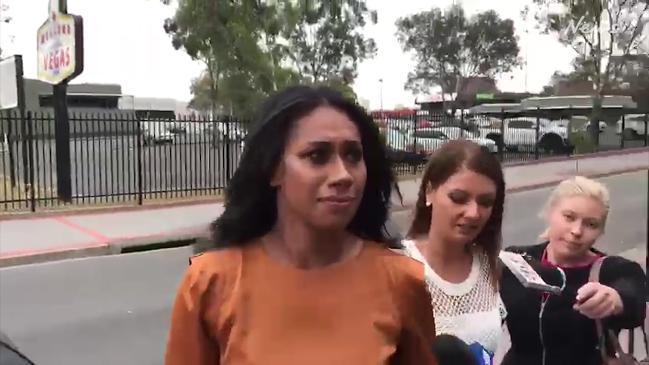 Paulini Curuenavuli outside Mount Druitt Court