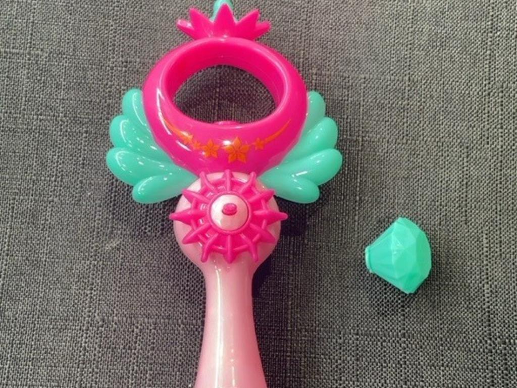 A non-compliant toy wand has been discovered in a Royal Easter Show showbag. Picture: Supplied