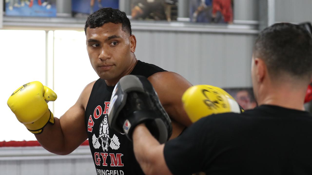 Tevita Pangai Jr will make his boxing debut in Brisbane on Saturday night.