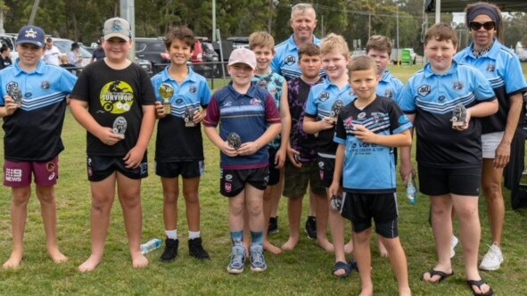 Bribie Island Warrigals Rugby League Club’s under-11s.