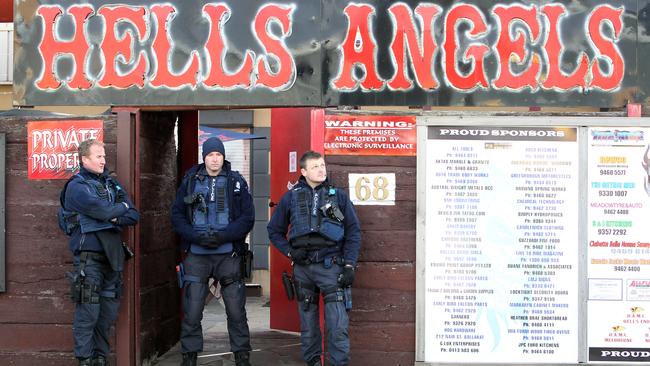 Terrence Tognolini found himself in trouble at the Hells Angels clubhouse.