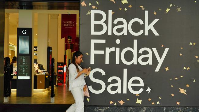 The Black Friday sales were a hit with Aussies. Picture: NewsWire / Luis Enrique Ascui