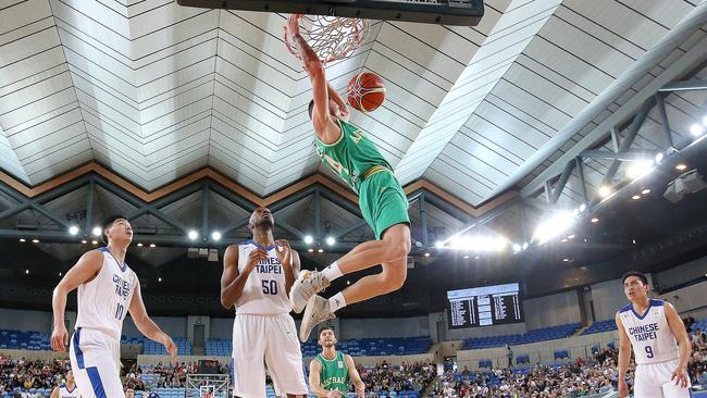 Creek has impressed with the Boomers in the past year but skipped the Commonwealth Games in April to play in Germany. Picture: Michael Klein.