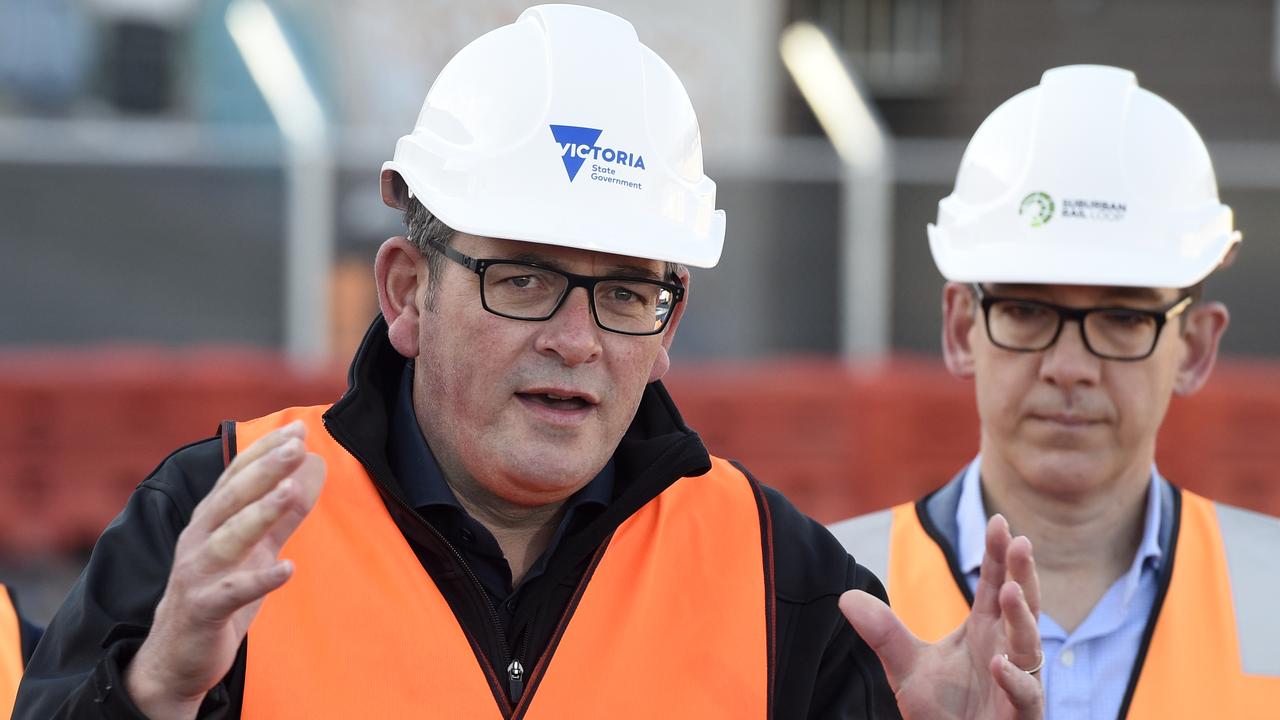 Premier Daniel Andrews had earlier pledged in ­August to provide the full costings for the controversial SRL before November 26. Picture: Andrew Henshaw