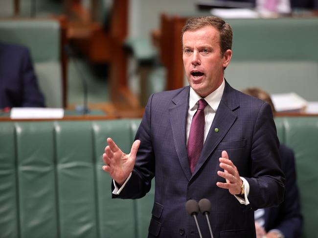 Tourism Minister Dan Tehan during Question Time in Parliament House. Picture: Gary Ramage