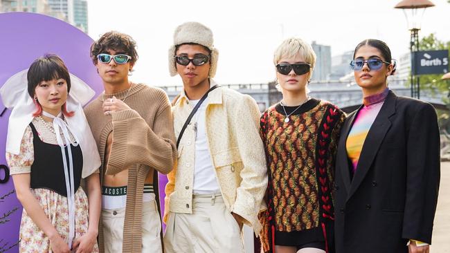 Heartbreak High crew at Melbourne Fashion Week