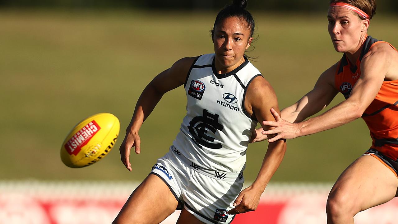 Darcy Vescio is on the popular pick Kiara Bowers for the AFLW best and fairest. Picture: Getty Images