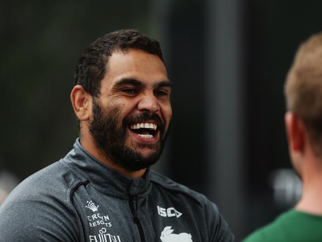 Greg Inglis of the South Sydney rugby league team during a South Sydney media call at Redfern Oval, Sydney. Pic Brett Costello