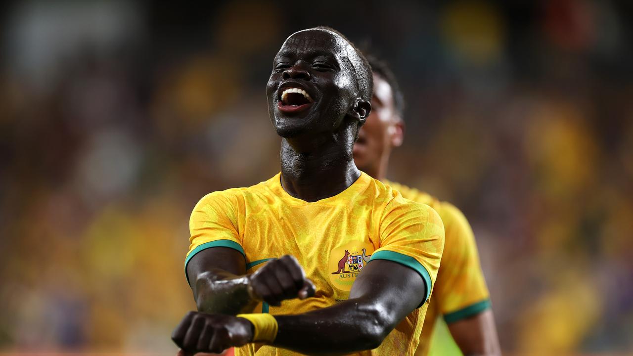 Socceroos winger Awer Mabil has found form with his Swiss club Grasshoppers. Picture: Mark Kolbe/Getty Images