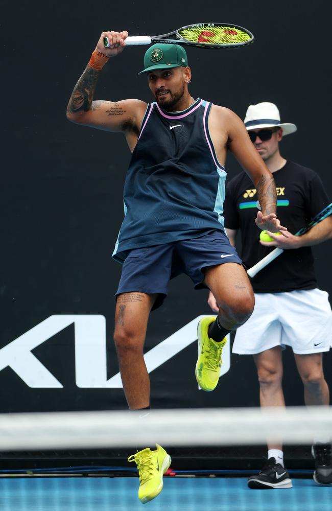 Kyrgios has savaged the decision of tennis authorities to allow Jannik Sinner to play. Picture: Mark Stewart