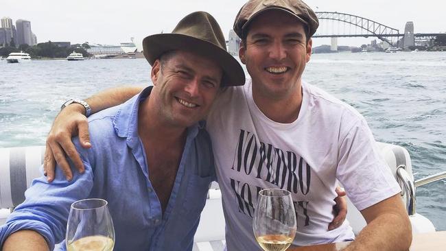 Karl Stefanovic and his brother Peter Stefanovic. Picture: Instagram