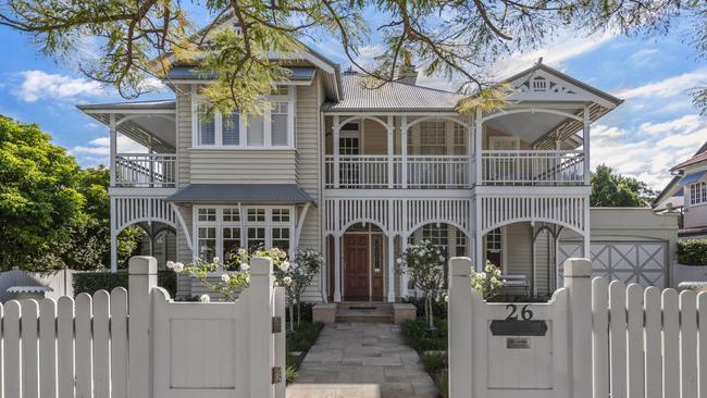 This home at 26 Mayfield St, Ascot, has sold for $7.6 million.