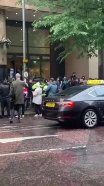 'Refugees Welcome Here': Protesters Chant in Belfast