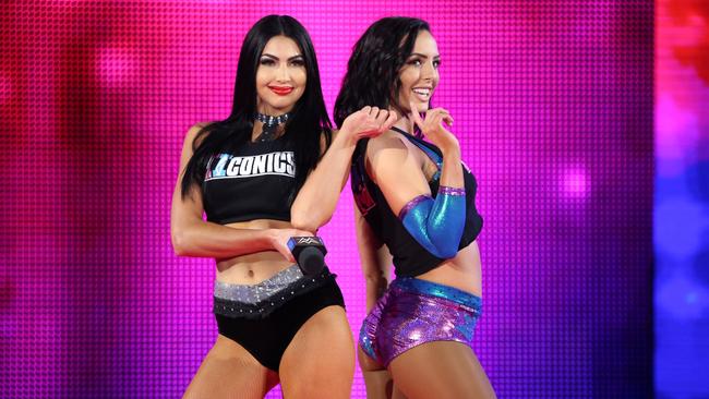 Australian tag team The IIconics. Image: 2018 WWE, Inc