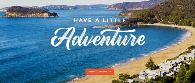 Central Coast Tourism's Have a Little Adventure branding. Picture: supplied