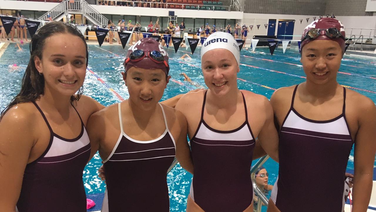 Qgsssa Swimming Carnival Records Broken At Elite Schoolgirl Meet The Courier Mail