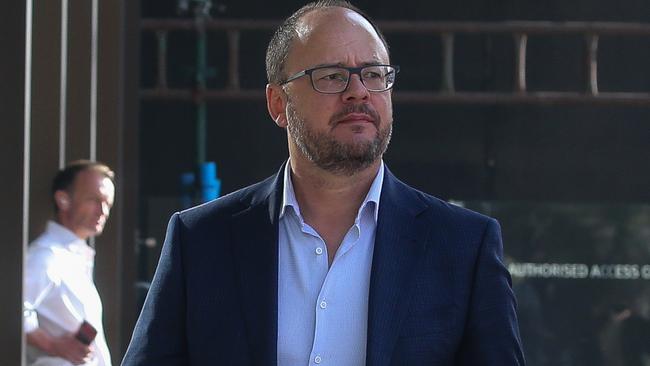 ABC investigations reporter Mark Willacy outside the Federal Court in Sydney on Wednesday.