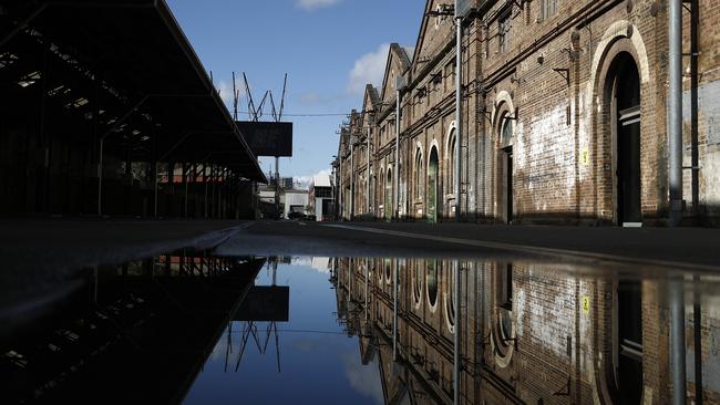 Contemporary arts venue Carriageworks, in inner Sydney, has been closed since the lockdown. Picture: Getty Images