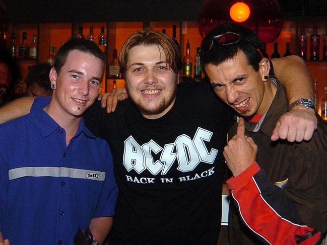 Dale Hastie, Shaun Vickers and Micki Reveillon at the Embassy Pic Bryan Lynch