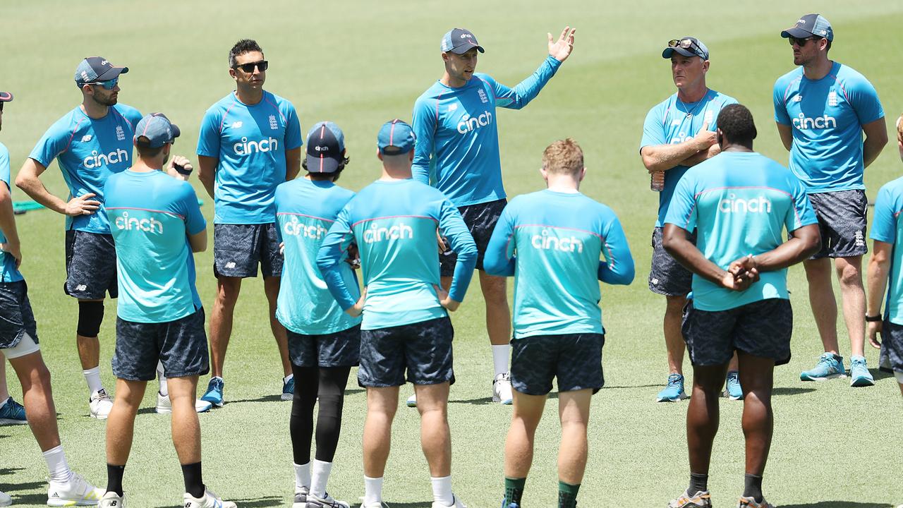 Captain Joe Root at England training on Monday. Picture: Mark Metcalfe/Getty Images