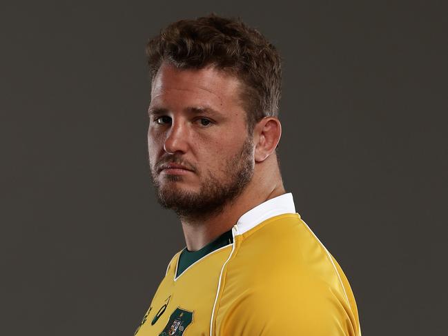 SUNSHINE COAST, AUSTRALIA - MAY 30:  James Slipper of the Wallabies poses during an Australian Wallabies portrait session on May 30, 2016 in Sunshine Coast, Australia.  (Photo by Cameron Spencer/Getty Images)