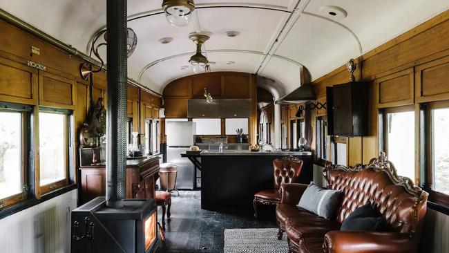 Who wouldn’t want to stay in a renovated 1920s train carriage in Forrest?