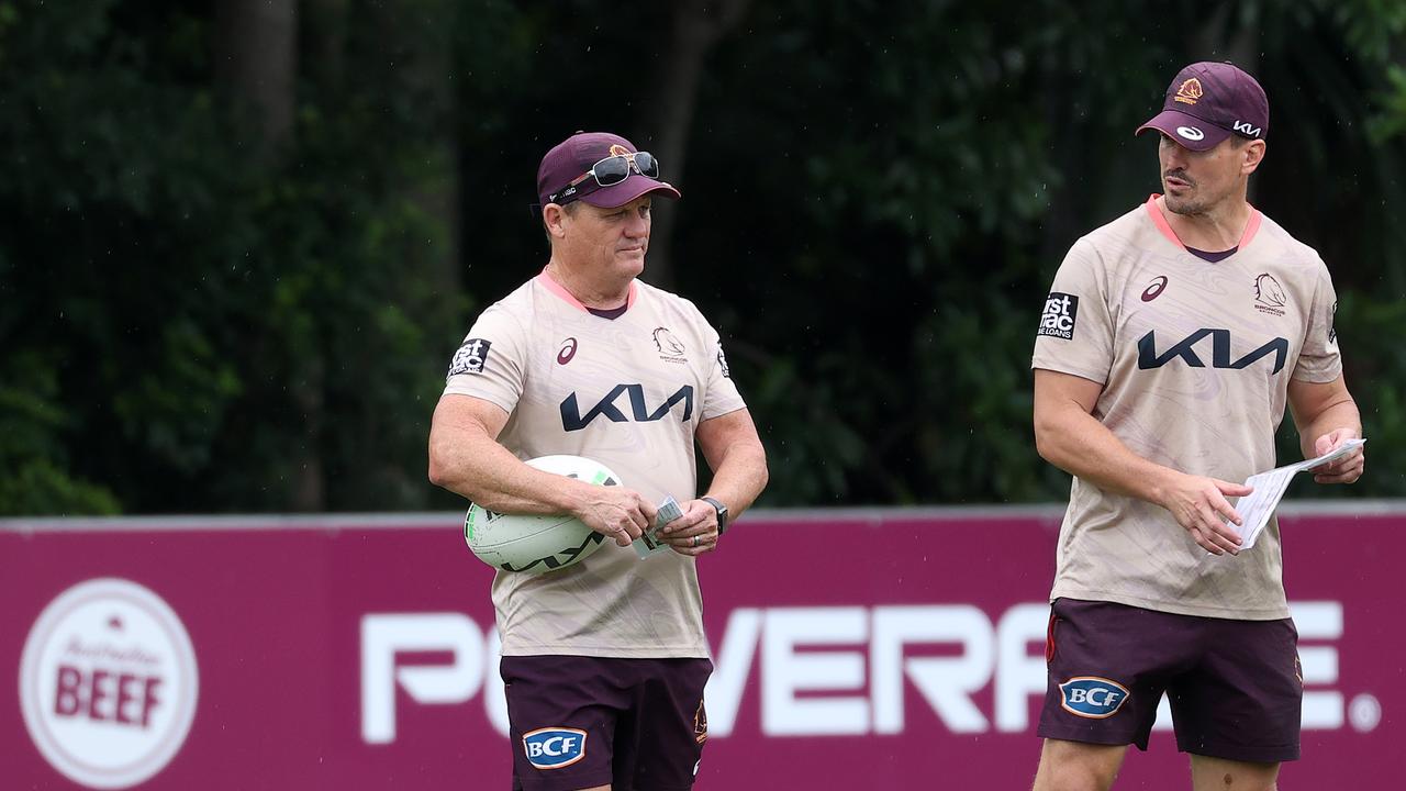 Coach Kevin Walters, Brisbane Broncos training, Red Hill. Picture: Liam Kidston