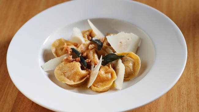 As swoonworthy as an Italian accent: the pumpkin tortelli. Pictures: Rebecca Michael