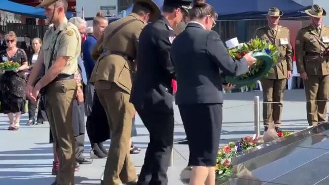 The Anzac Day mid-morning service at Lismore 2024. Video: Cath Piltz