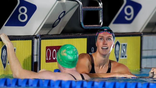 The Ukrainian billionaire behind the reality show concept is the backer of the International Swimming League, which features stars including Australia’s Emma McKeon. Picture: Getty Images