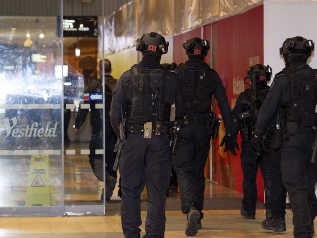 Westfield Marion is in lockdown after a person / or people with weapons have been seen inside.  23rd June 2024 Picture: Brett Hartwig