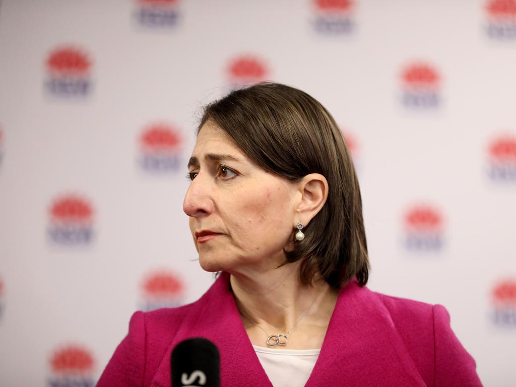 Premier Gladys Berejiklian confirmed pubs would be capped at 300 people and the four-square-metre rule would still apply. Picture: NCA NewsWire/Damian Shaw