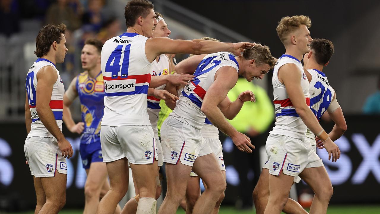 The Western Bulldogs are into the eight, at least temporarily. (Photo by Paul Kane/Getty Images)