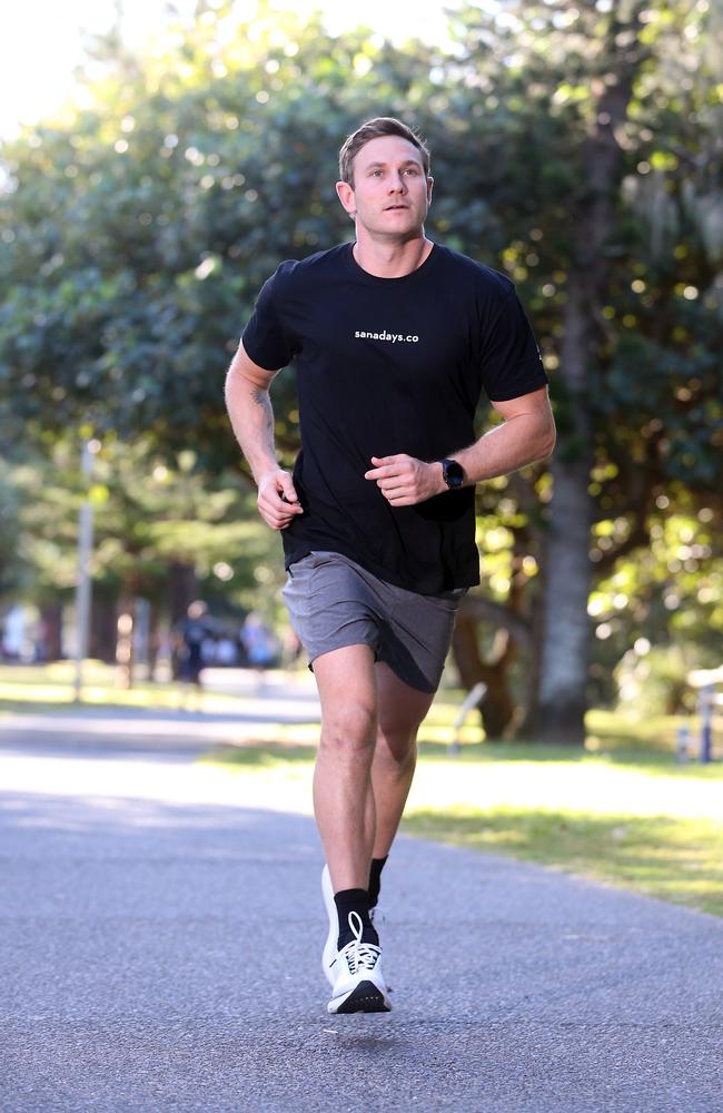 Brock Day is preparing for the Gold Coast Marathon. Picture by Richard Gosling