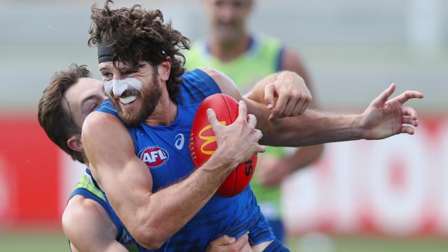 Marcus Bontempelli at Western Bulldogs pre-season training session. Wednesday, December 18, 2024. Picture:David Crosling