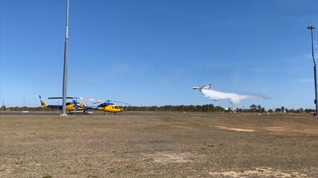 Large Air Tanker demonstration in Bundaberg