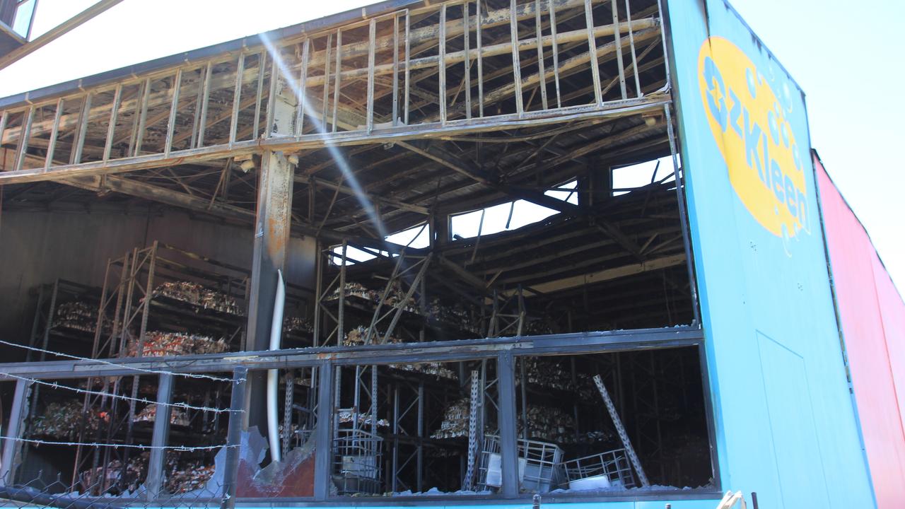 The aftermath of the fire. Picture: Supplied