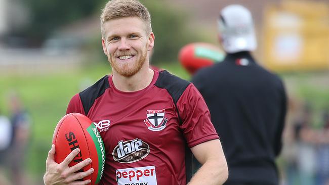 Dan Hannebery has made a fresh start at St Kilda. Picture: Ian Currie