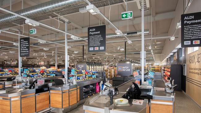 Inside the six-aisle Aldi in South Rockhampton