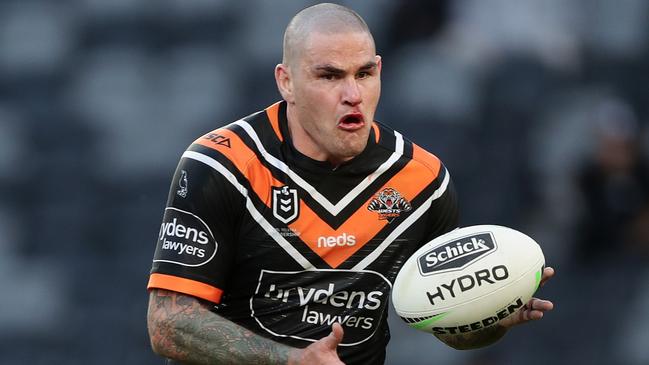 Front-rower Russell Packer is on the outer at Wests Tigers.