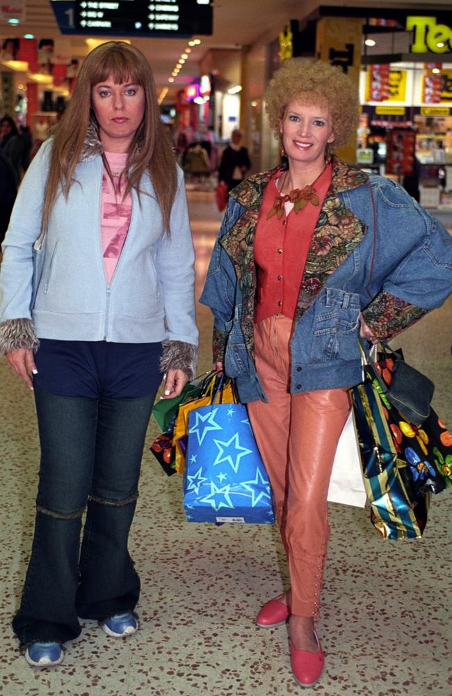 Kath and Kim shop up a storm at Fountain Gate.