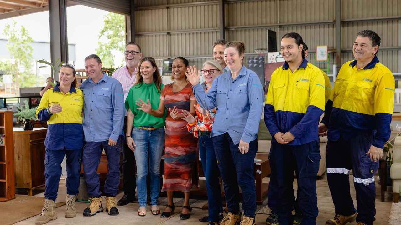 Reviva Reuse Shop in Darwin on its open day. Picture: Pema Tamang Pakhrin