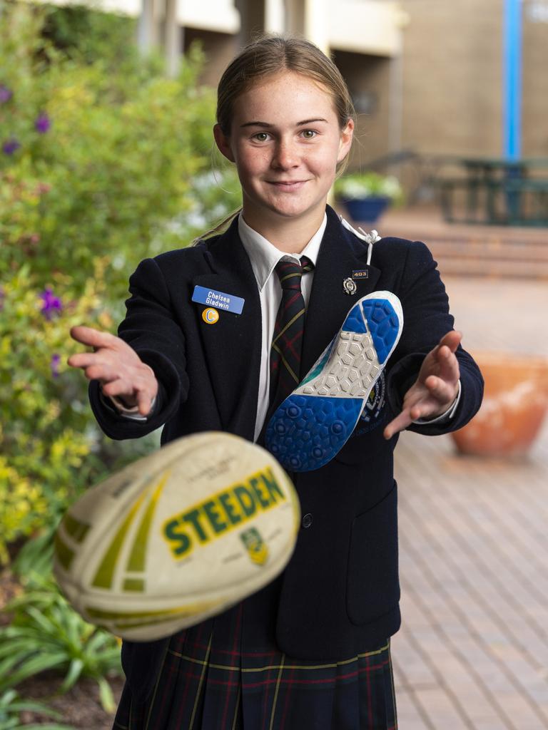 Fairholme College student Chelsea Gladwin for Bright Futures feature, Thursday, September 2, 2021. Picture: Kevin Farmer