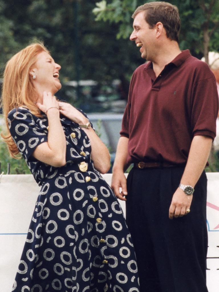 Fergie and Prince Andrew in 1995. Picture: AFP Photo/PA/David Giles