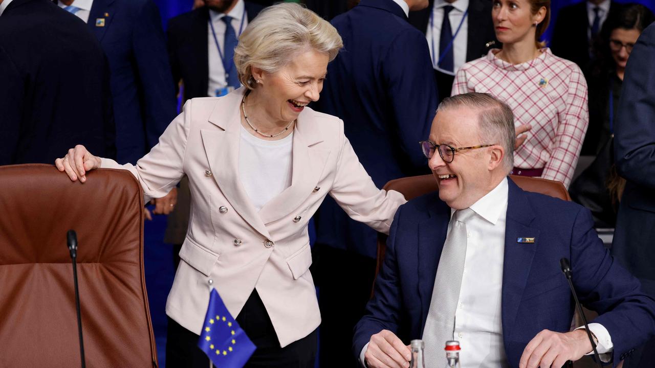 PM meets with EU president in Rome to progress free trade deal